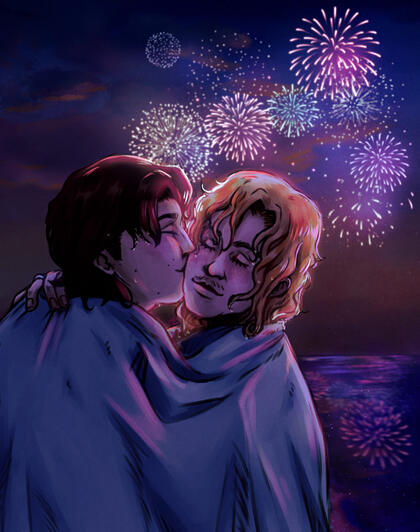 Illustration created as a celebration of New Years Eve.