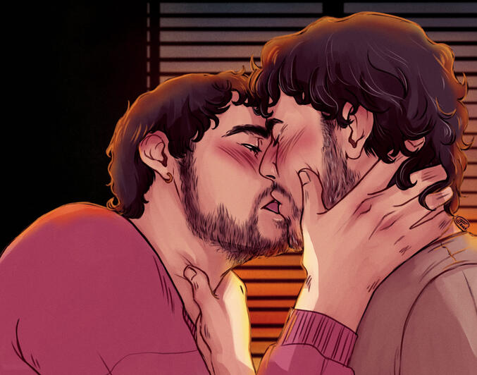 Original characters created by me for a personal project.